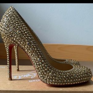 Christian Louboutin Fifi 100 Burma/Ring
Strass sz 37